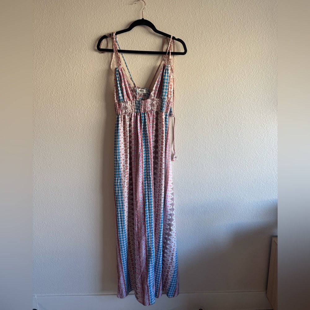 Lulu’s Colorful Patterened Maxi Dress